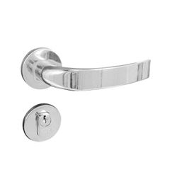 Fechadura Externa Alavanca Roseta Redonda 962/80E Copa Cromada - Ref.54019099 - PADO