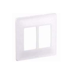 Placa Zeffia 4x4 s 3+3 Posto Horizontal Branco - Ref. 680176 - PIAL