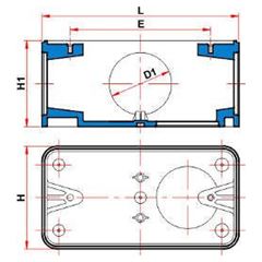 Condulete Caixa Sem Tampa com 5 Entradas de 3/4, 1/2 e 1 Polegada Top TIGRE / REF. 36005319
