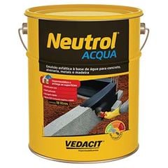 Tinta Betum 18 Litros Neutrol Acqua Base Água - Ref.112118 - VEDACIT