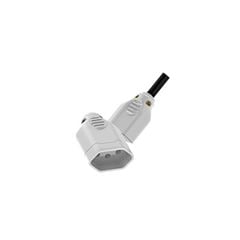 Plug Fêmea 2P+T 20A 250v Cinza - Ref.1422 - ILUMI