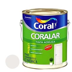 Tinta Acrílica Fosca 3,6L Coralar mais Desempenho Branco Gelo CORAL / REF. 5206994