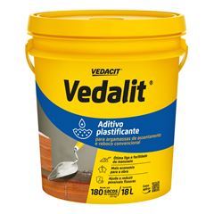 Aditivo Concentrado para argamassas Vedacit Vedalit 18 Litros VEDACIT/ REF. 112516