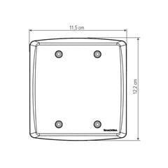 Placa Cega 4x4 Lux2 Branca - Ref. 57105/021 - TRAMONTINA