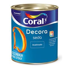 Tinta Acrílica Decora Seda Acetinado 3,6L Branca CORAL / REF. 5229659