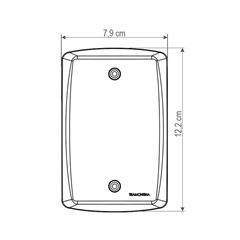 Interruptor 4X2 Simples+2 Tomada 2P+T 10A/250V Lux2 Branco - Ref. 57145/087 - TRAMONTINA