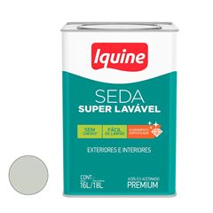 Tinta Acrílica Acetinada 18L Seda Super Lavável Branco Gelo IQUINE / REF. 262300305
