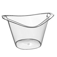 Balde de Plástico para Gelo 3 Litros Gold Transparente - Ref. UZ150-TR - UZ UTILIDADES
