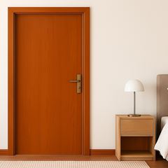 Porta de Madeira 80x210 Lisa Duratex Mogno - Ref.1119 - KDK