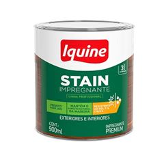 Verniz Stain Impregnante Acetinado Incolor 900ml - Ref.259100104R - IQUINE