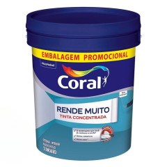Tinta Acrílica 20 Litros Fosca Rende Muito Branco - Ref.5266120 - CORAL