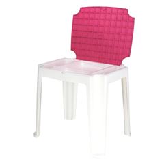 Mesa Plastica Infantil 72x56,5cm Retangular Versa Branca e Rosa - Ref. 92340/616 - TRAMONTINA 