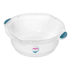 Bacia Plástica 27,5 Litros Hydrus Redondo Transparente SANREMO / REF. 230