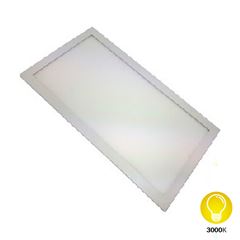 Painel LED em Alumínio de Embutir Retangular 36W Bivolt 3000k Branco DILUX / REF. DI48467