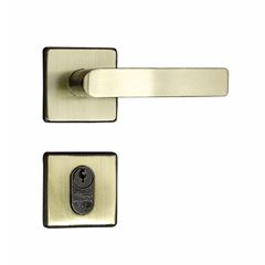 Fechadura Externa Alavanca Roseta Quadrada Italy 1701/09QO Oxidado SILVANA / REF 90375