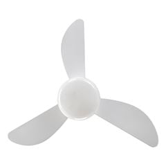 Ventilador de Teto 220v com 3 Pás Plásticas Fênix Branco - Ref.236 - VENTISOL