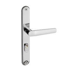 Fechadura Externa Alavanca Espelho Serralheiro 600E Cromada PADO / REF. 54020448