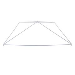 Tenda em Aço e Polietileno 3x3m Gazebo Branca BEL / REF. 301201