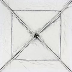 Tenda em Aço e Polietileno 3x3m Gazebo Azul - Ref.301202 - BELFIX