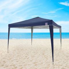 Tenda em Aço e Polietileno 3x3m Gazebo Azul - Ref.301202 - BELFIX
