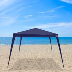 Tenda em Aço e Polietileno 3x3m Gazebo Azul - Ref.301202 - BELFIX