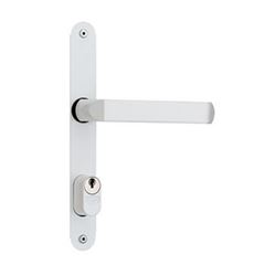 Fechadura Externa Alavanca Espelho Estreita 401/07 Branca - Ref. 33979 - STAM