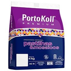 Argamassa Especial 4kg Pastilhas e Mosaicos Cinza Platina POTOKOLL / REF.655463