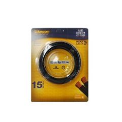 Cabo Flexível 6,0mm 15m 750V Preto COBRECOM / REF. 1150704401-15M