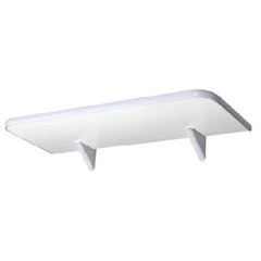 Prateleira de Madeira 20x60cm com Suporte Soft Branco - Ref.361060020 - PRATEFIX
