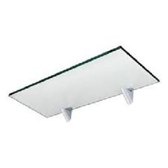 Prateleira de Vidro 20x30cm Retangular com Suporte Glass - Ref.441030020 - PRATEFIX