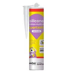 Adesivo Silicone 280g Multiuso Incolor - Ref. 0529.00077.0001PC - QUARTZOLIT