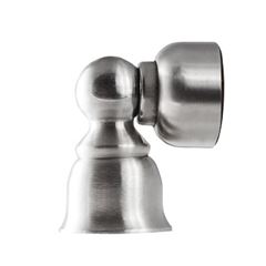 Trava Porta Aço Universal Cartela com 1 Magnético Cromado - Ref.92155 - SILVANA 