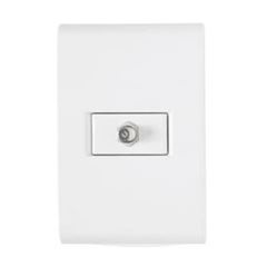 Tomada Liz 4x2 TV SAT Branco - Ref. 57170/017 - TRAMONTINA