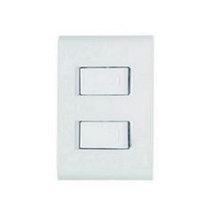 Interruptor 4x2 Duplo Simples 10A 250V Liz Branco TRAMONTINA / REF. 57170040