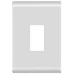 Placa Liz 4x2 1 Posto Vertical Branco - Ref. 57106/003 - TRAMONTINA