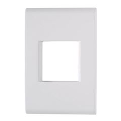 Placa 2 Postos Juntos Liz 4x2 Branca TRAMONTINA / REF. 57106005