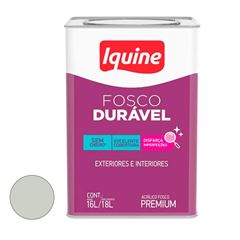 Tinta Acrílica Fosco Durável 18L Branco Gelo IQUINE / REF. 327300305