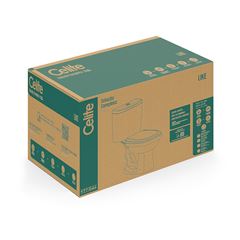 Kit Bacia Sanitária com Caixa Acoplada 3,6L e Itens de Instalação Like CELITE / REF. 1647230010300