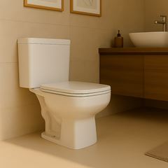 Kit Bacia Sanitária com Caixa Acoplada 3 e 6L e Itens de Instalação Like CELITE / REF. 1647230010300