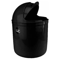 Lixeira de Plástico para Pia 4L Preto UZ / REF. UZ350-PR