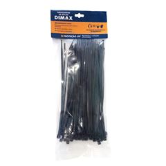 Abraçadeira de Nylon 140x2,5mm 100 Peças Preto DIMAX / REF. DMX65761