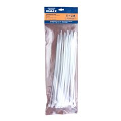 Abraçadeira de Nylon 140x2,5mm 30 peças Branca DIMAX / REF. DMX65778