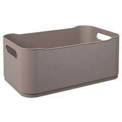 Cesta Plástica 62x39cm Fit Grande Warm Gray - Ref.10820/0126 - COZA