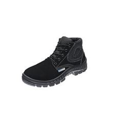 Bota de Couro 37 Cano Baixo Preto Nubuck - Ref.70045837 - MARLUVAS