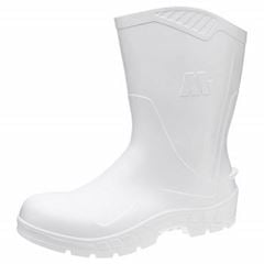 Bota PVC sem Couro 35 sem Forro Branca Vulcaflex - Ref.70045235 - MARLUVAS