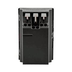 Tomada 3 Módulos 2P + T 250V 10A Triplex Plus Preta PIAL / REF. 615043PT