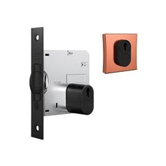 Fechadura Pivotante Roseta 1005 Quadrado Rose - Ref.41175 - STAM