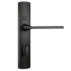 Fechadura WC Alavanca Espelho Classic Preto - Ref. 40732 - STAM