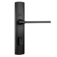 Fechadura Externa Alavanca Espelho Classic Preto - Ref. 40730 - STAM