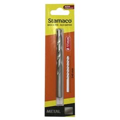 Broca de Aço Rápido 11mm Metal HSS - Ref.3489 - STAMACO